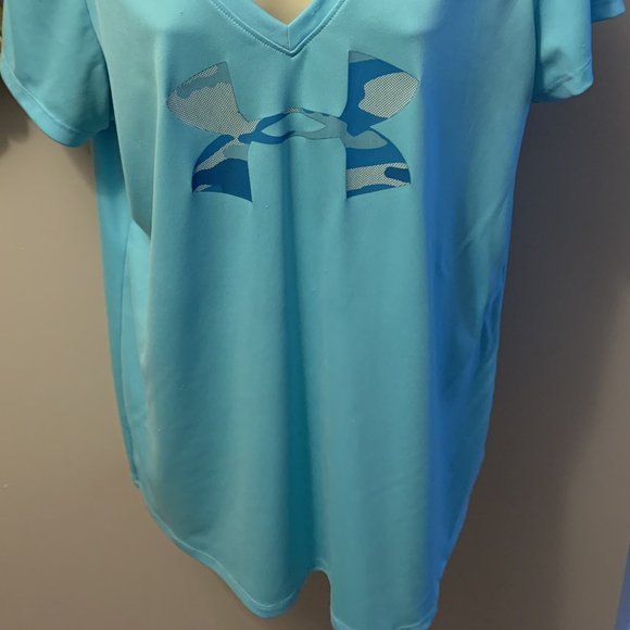 Ladies Blue Tee by Under Armour - Picture 2 of 3